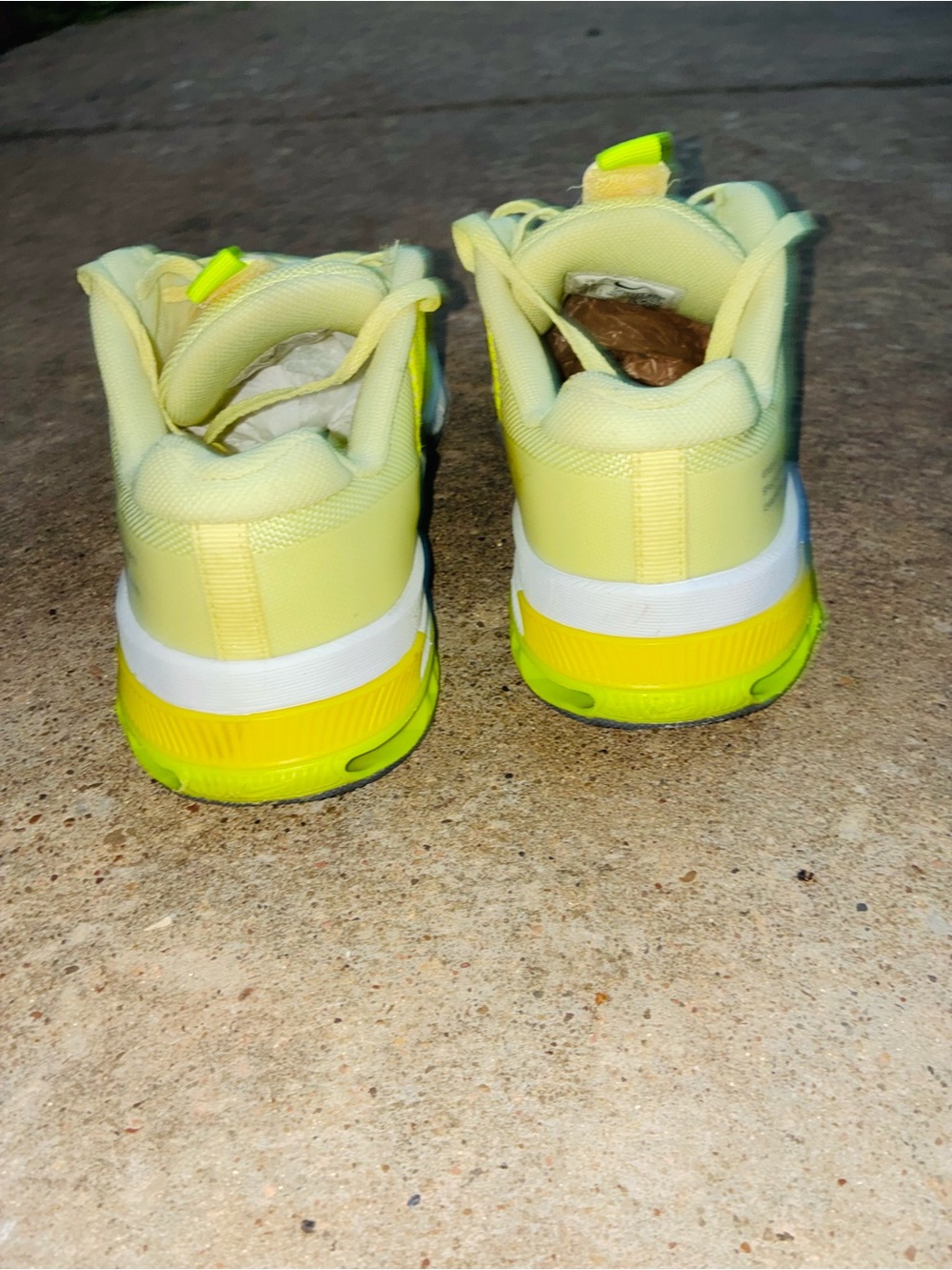 Nike Metcon 8 Training Sneakers Size 9.5 Citron Grey - Picture 7 of 8